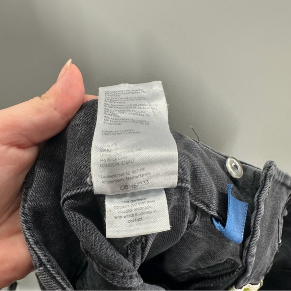 Anthropologie Pilcro Black Day Tripper Wide Leg Jeans - Picture 8 of 8